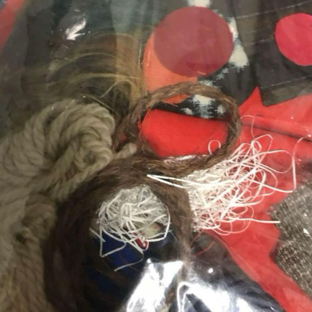 赤鬼　人形　布　ハンドメイド　酒瓶持った鬼　キット