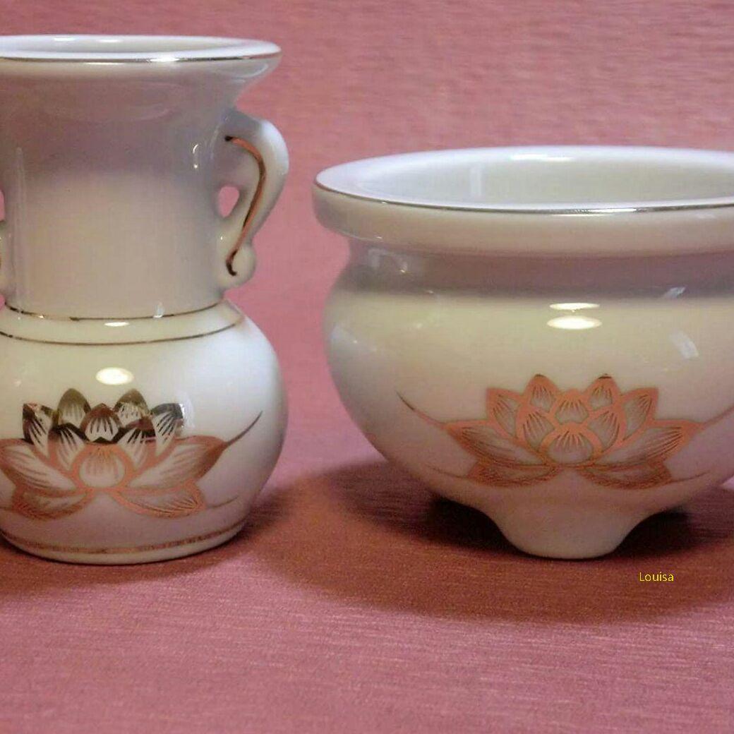 仏具セット 7点 金ハス組合せ 小型仏壇上置き型仏壇に最適1