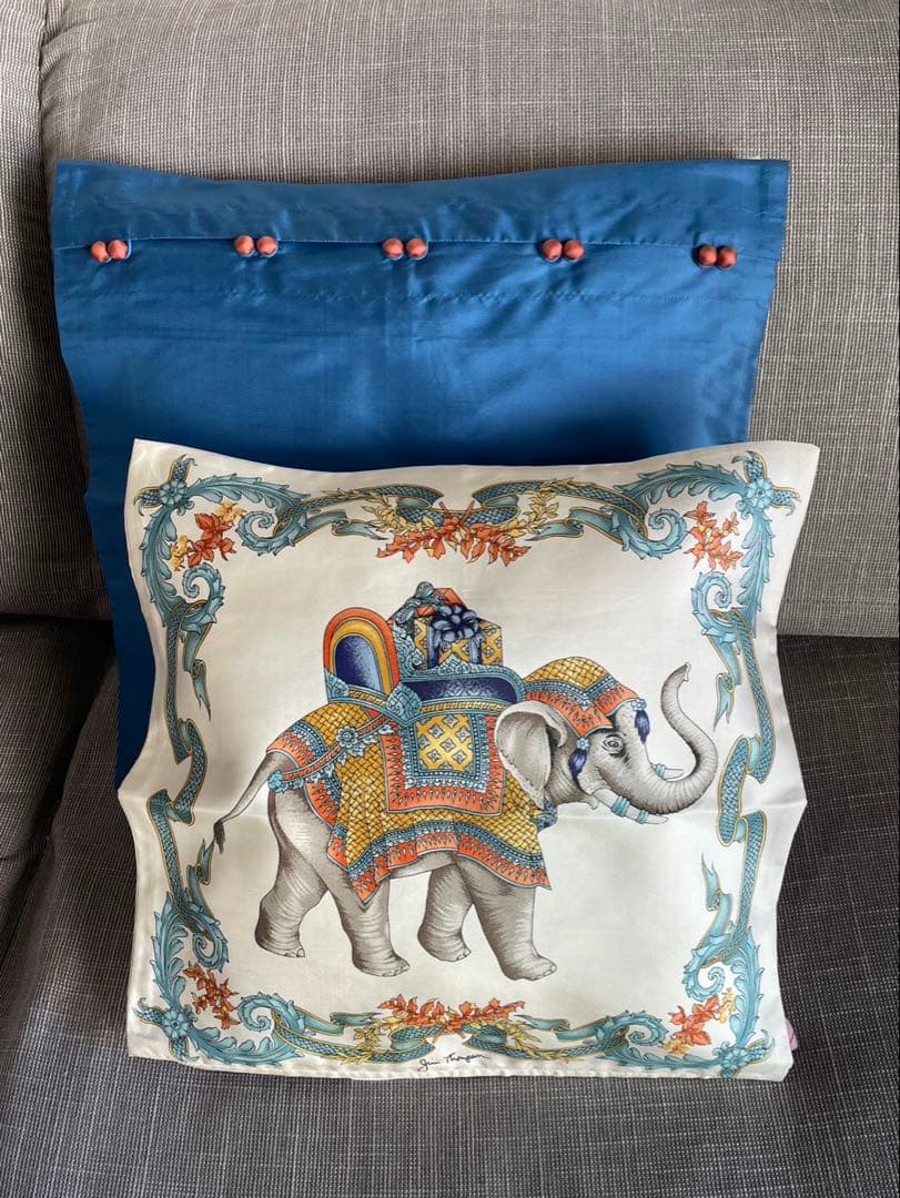 【新品・未使用】　ジムトンプソン　シルククッションカバー4枚セット