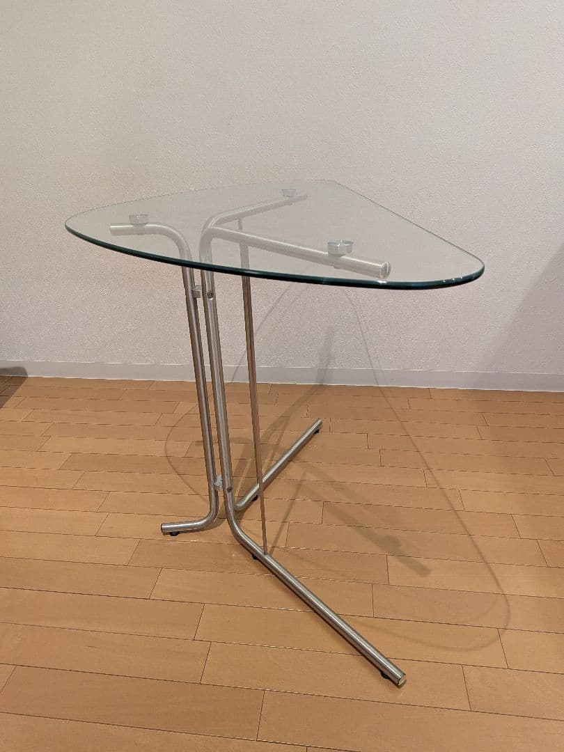 【大幅値下】【美品】TECTAテクタK22風ガラスサイドテーブル