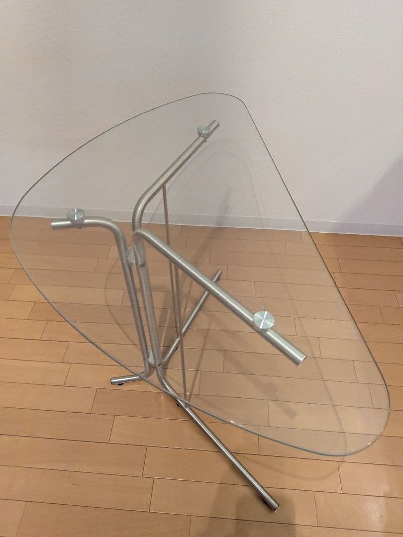 【大幅値下】【美品】TECTAテクタK22風ガラスサイドテーブル