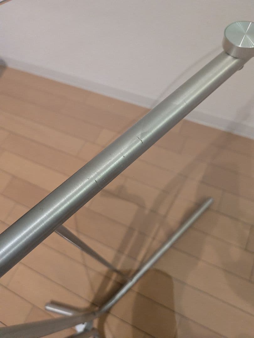 【大幅値下】【美品】TECTAテクタK22風ガラスサイドテーブル