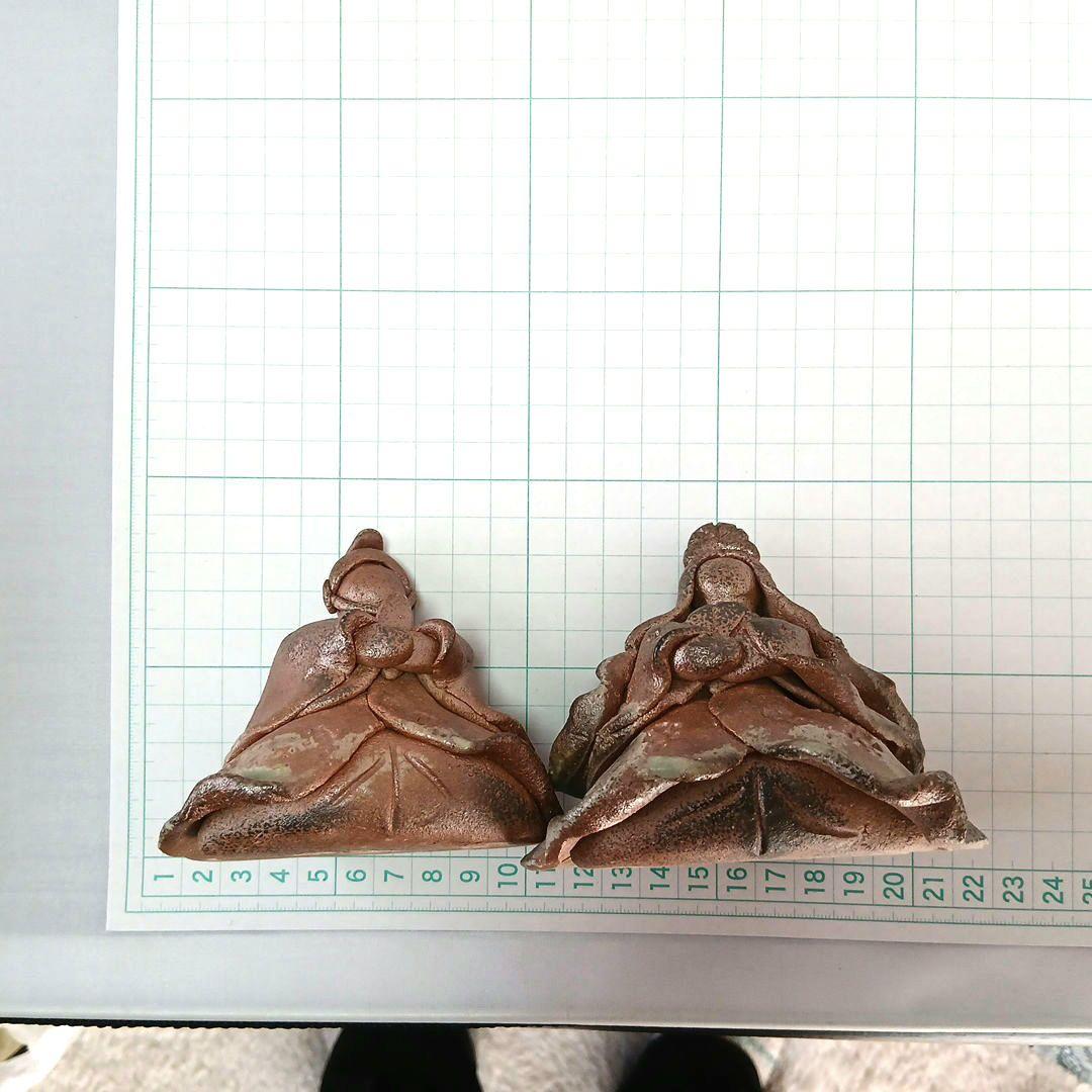 かっぽれに乗ったお雛様セット/陶器