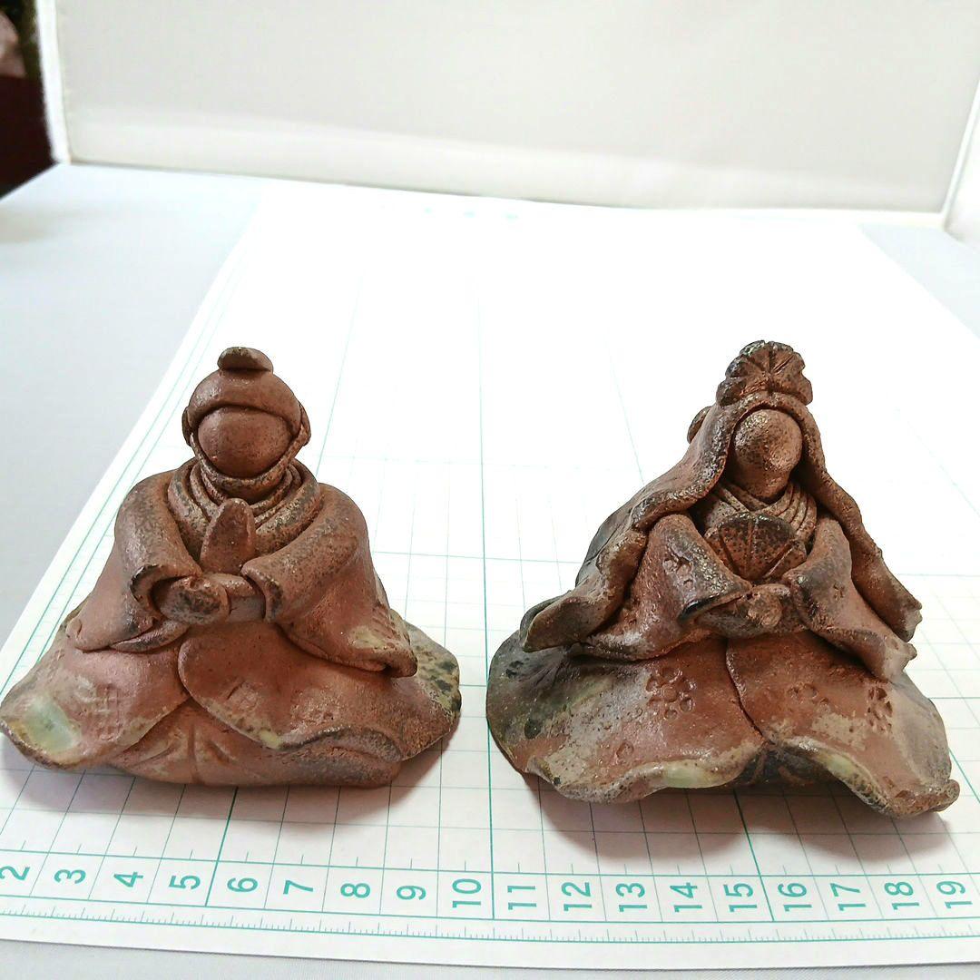 かっぽれに乗ったお雛様セット/陶器