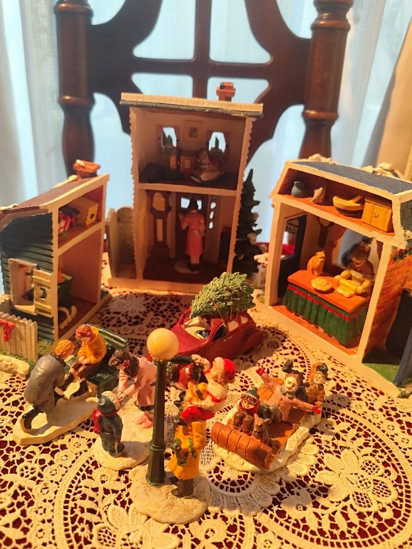 クリスマスビレッジ　クリスマス　サンタクロース　オーナメント