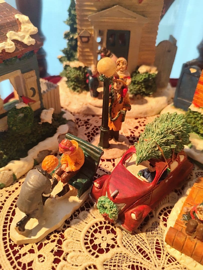 クリスマスビレッジ　クリスマス　サンタクロース　オーナメント