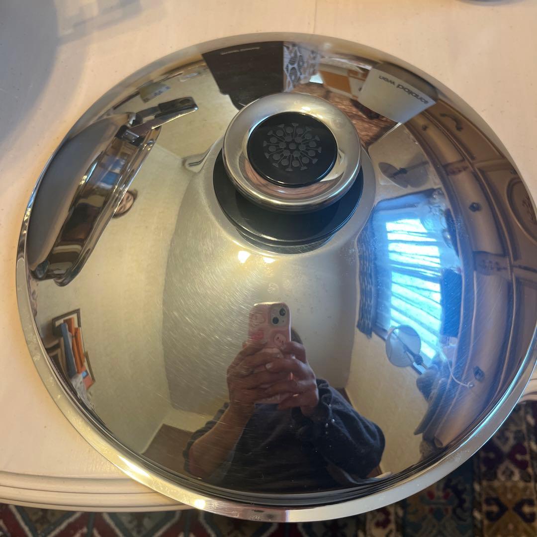 タッパーウエア 28センチステンレス製 両手鍋 料理用