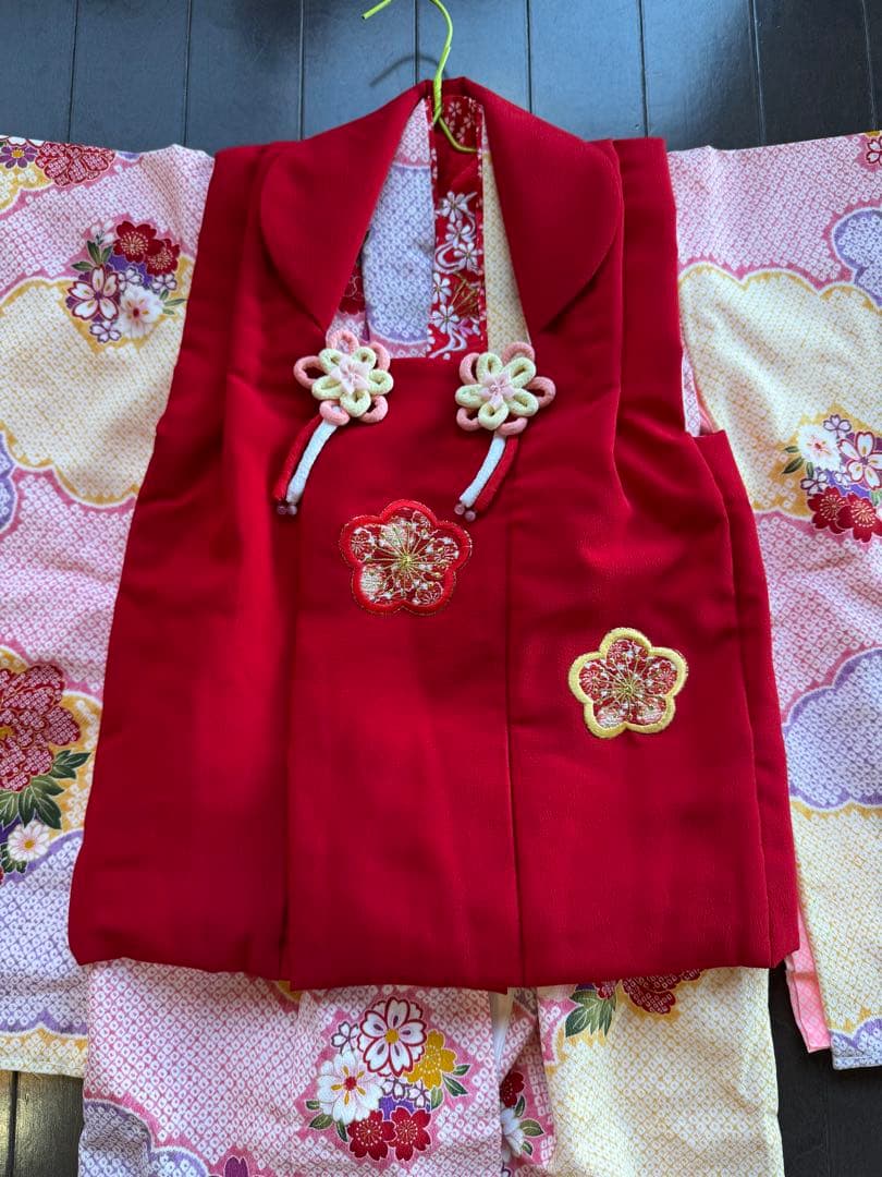 ✨美品✨式部浪漫✨高級七五三お祝い着セット✨3歳✨簡単着付け✨
