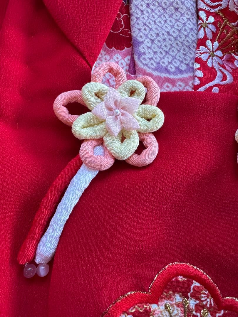 ✨美品✨式部浪漫✨高級七五三お祝い着セット✨3歳✨簡単着付け✨