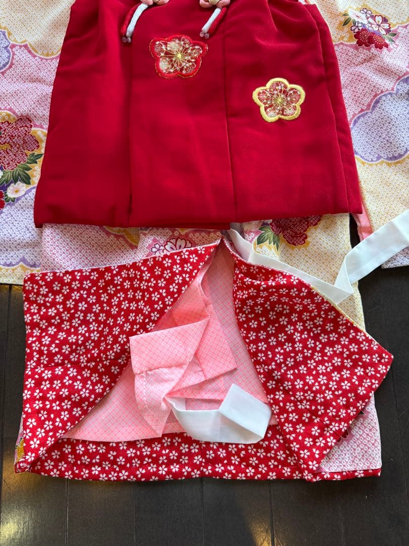 ✨美品✨式部浪漫✨高級七五三お祝い着セット✨3歳✨簡単着付け✨