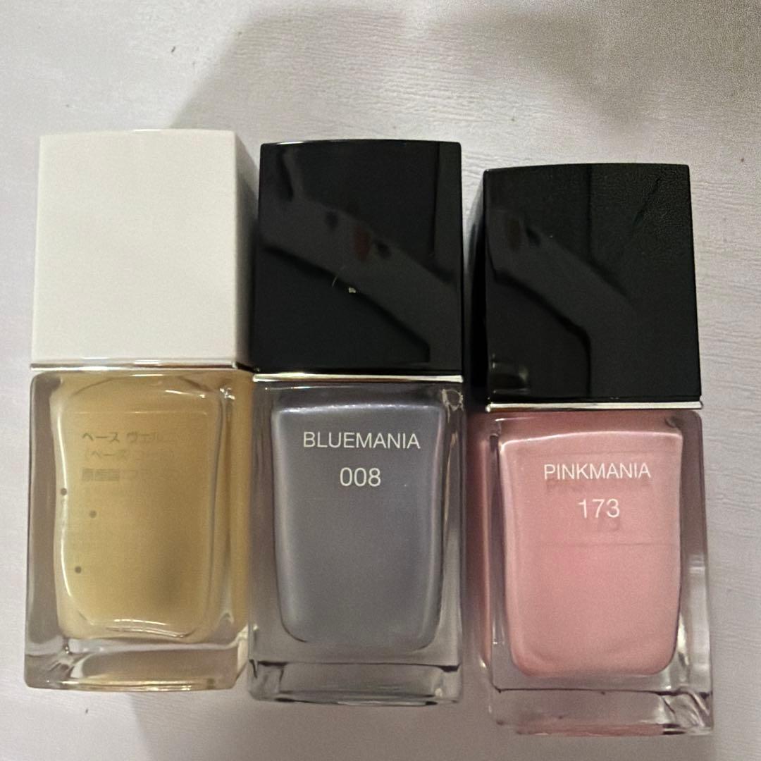 DIOR ネイルカラーセット ピンク・グレー・ベースコート