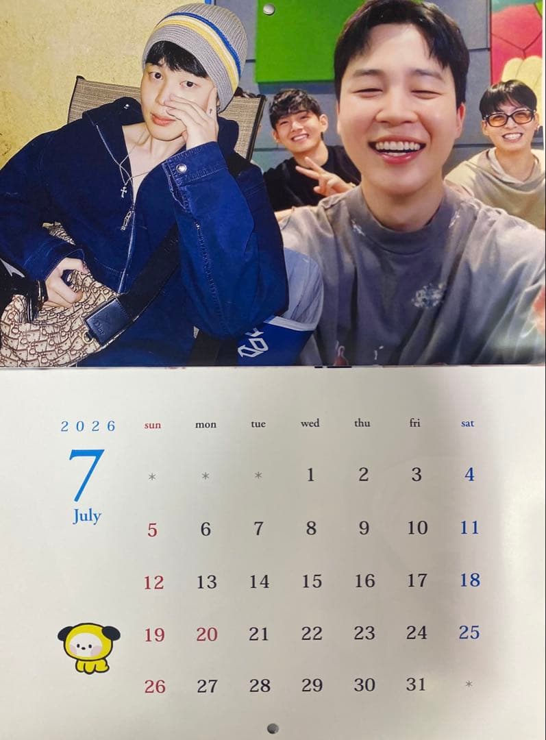 最終値下げ】BTS ジミン 2026年 カレンダー - メルカリ