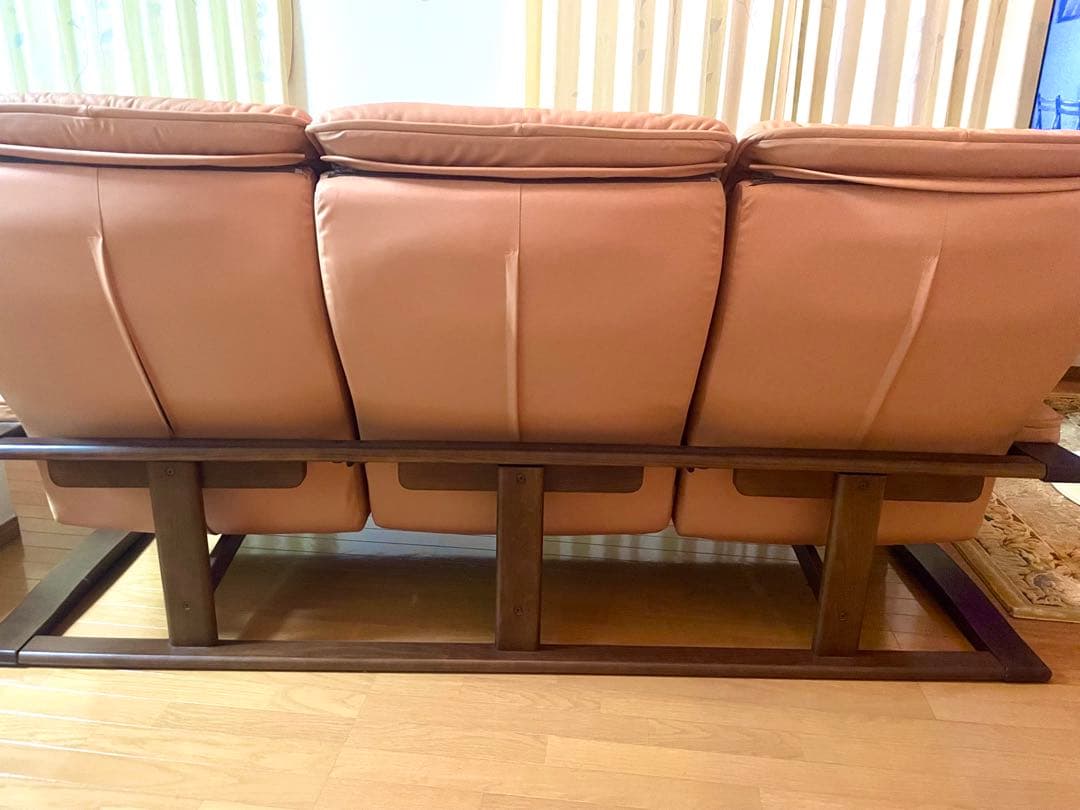 フジファニチアリクライニングソファ3人掛け