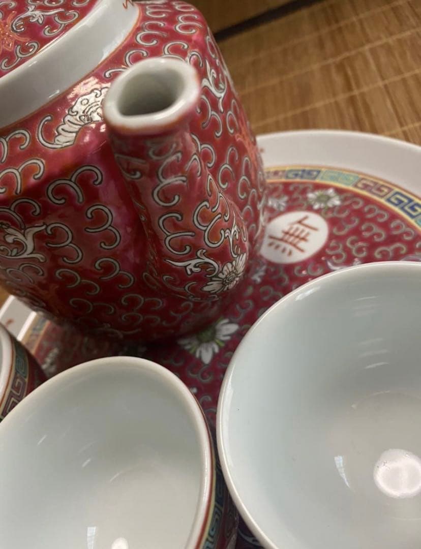 中国景德鎮 煎茶道具  茶器セット　年代品  输出品