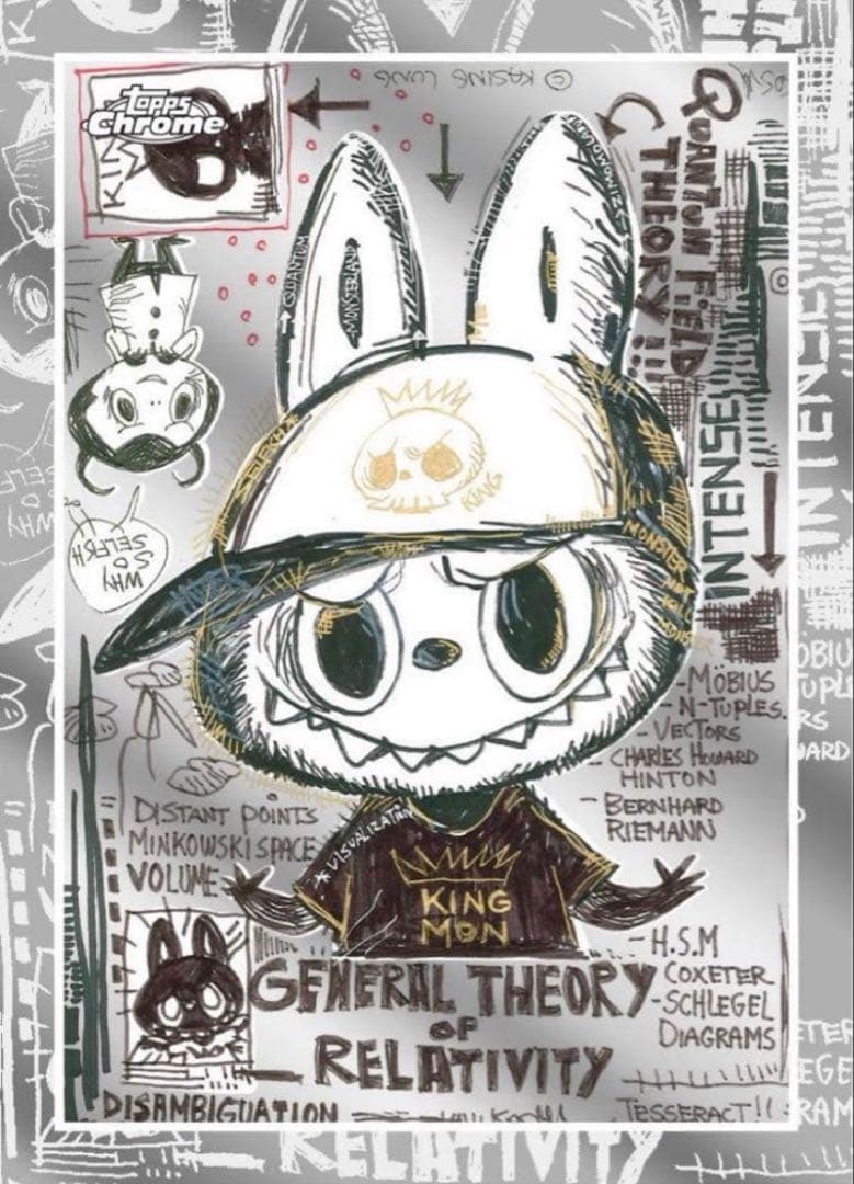 topps chrome labubu ラブブ トレカ 新品未開封1箱 - メルカリ