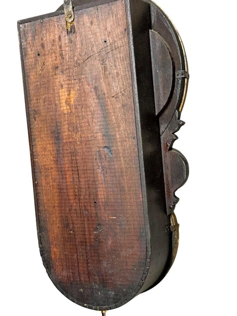 ダルマ　柱時計　古時計　振り子　ゼンマイ　ボンボン　レトロ　現状品