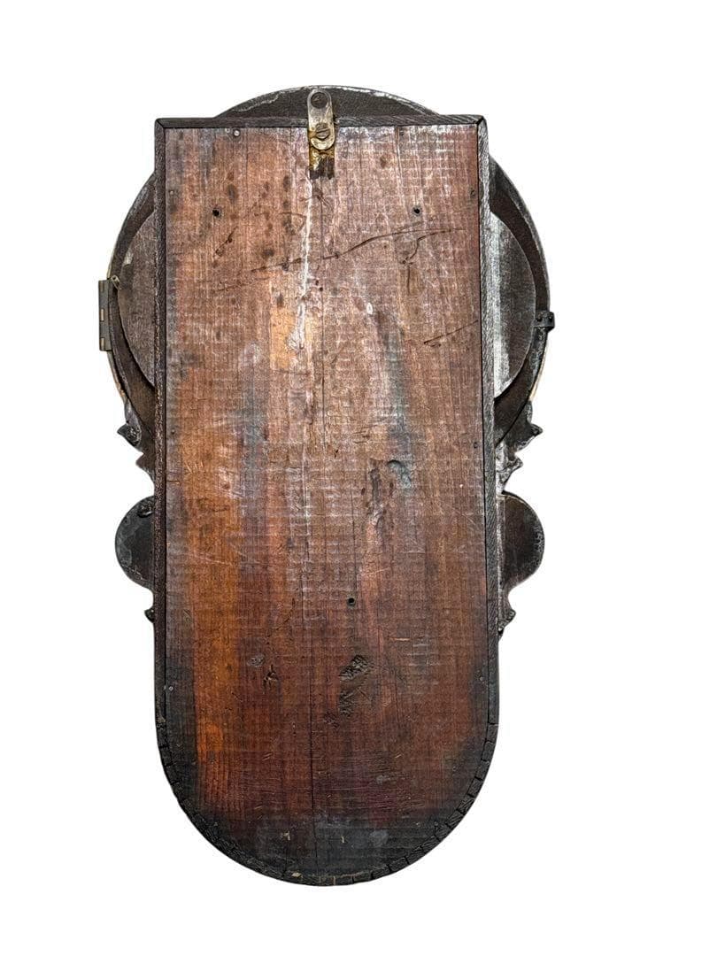 ダルマ　柱時計　古時計　振り子　ゼンマイ　ボンボン　レトロ　現状品