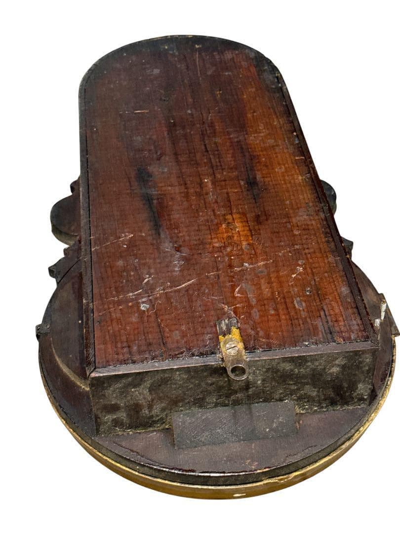 ダルマ　柱時計　古時計　振り子　ゼンマイ　ボンボン　レトロ　現状品