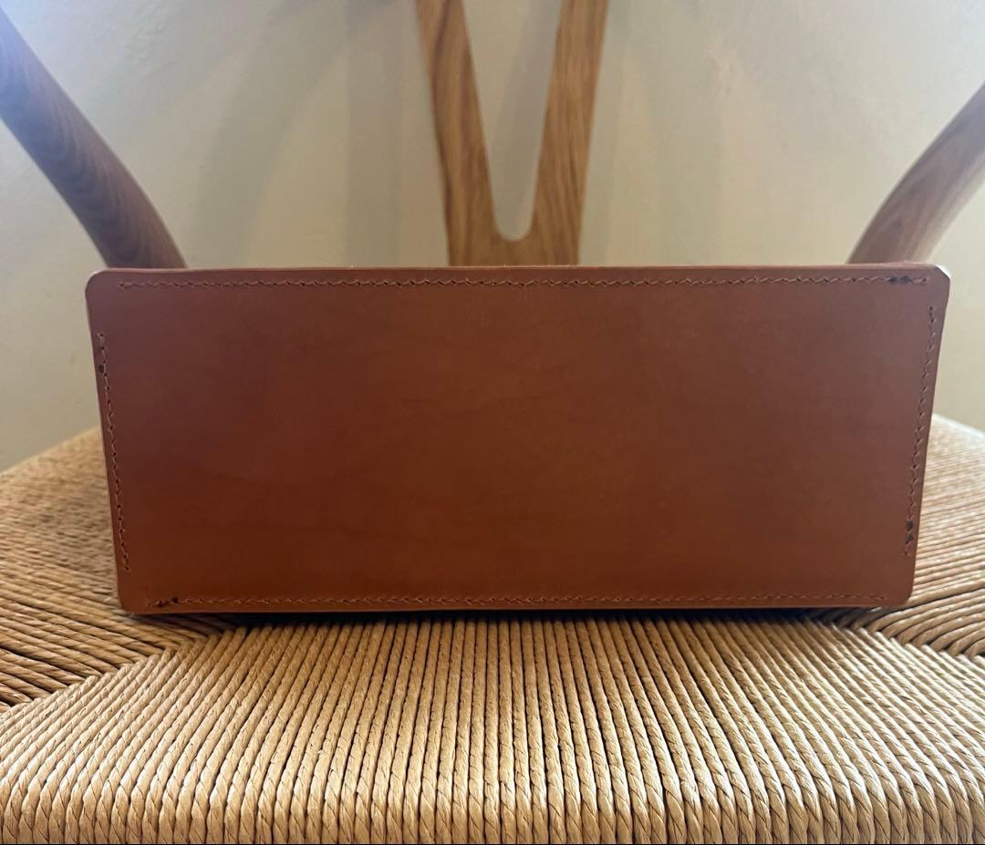 【レザーハンドバッグ】イタリアンレザー キャメル CAM シンプル 1点物