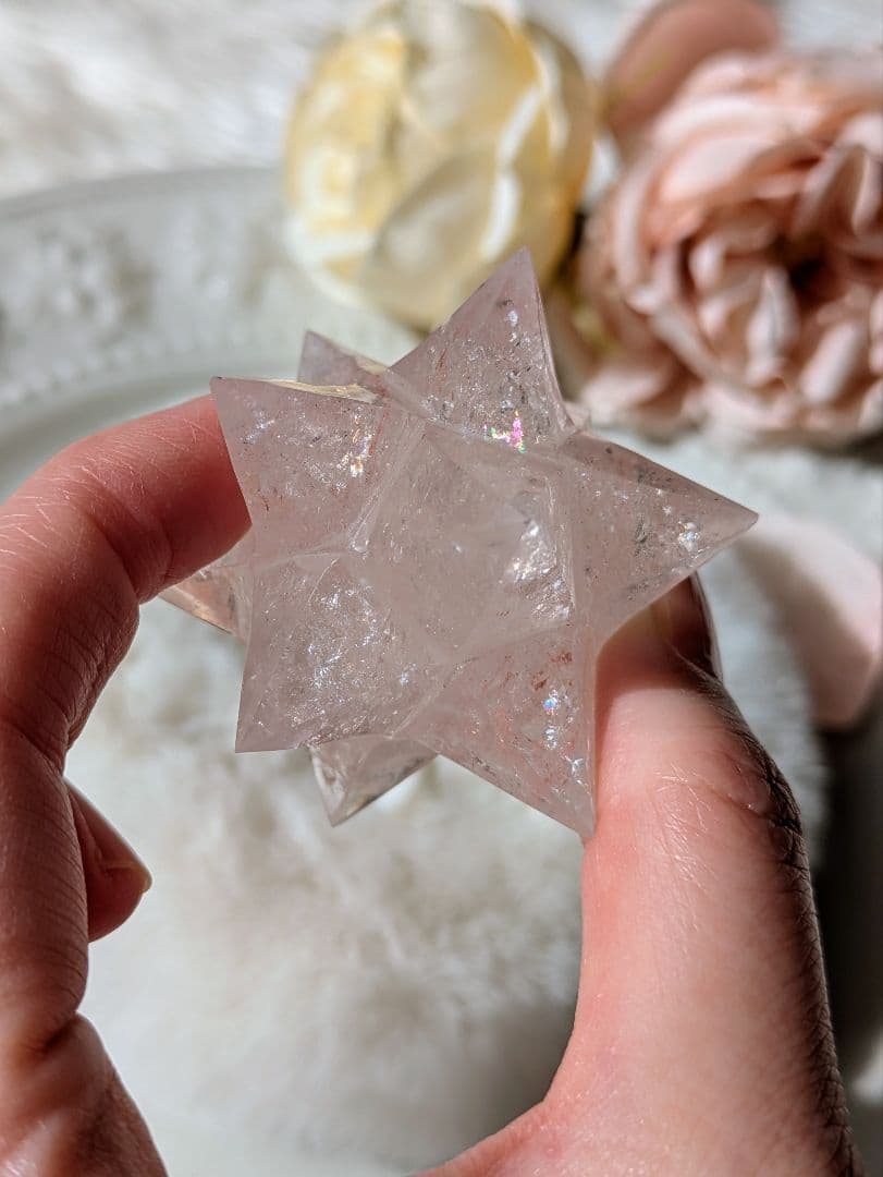 限定１個　♡ピンクアゼツライト（通称） ピンククリアクォーツ♡ マカバスター