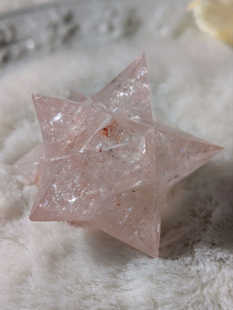 限定１個　♡ピンクアゼツライト（通称） ピンククリアクォーツ♡ マカバスター