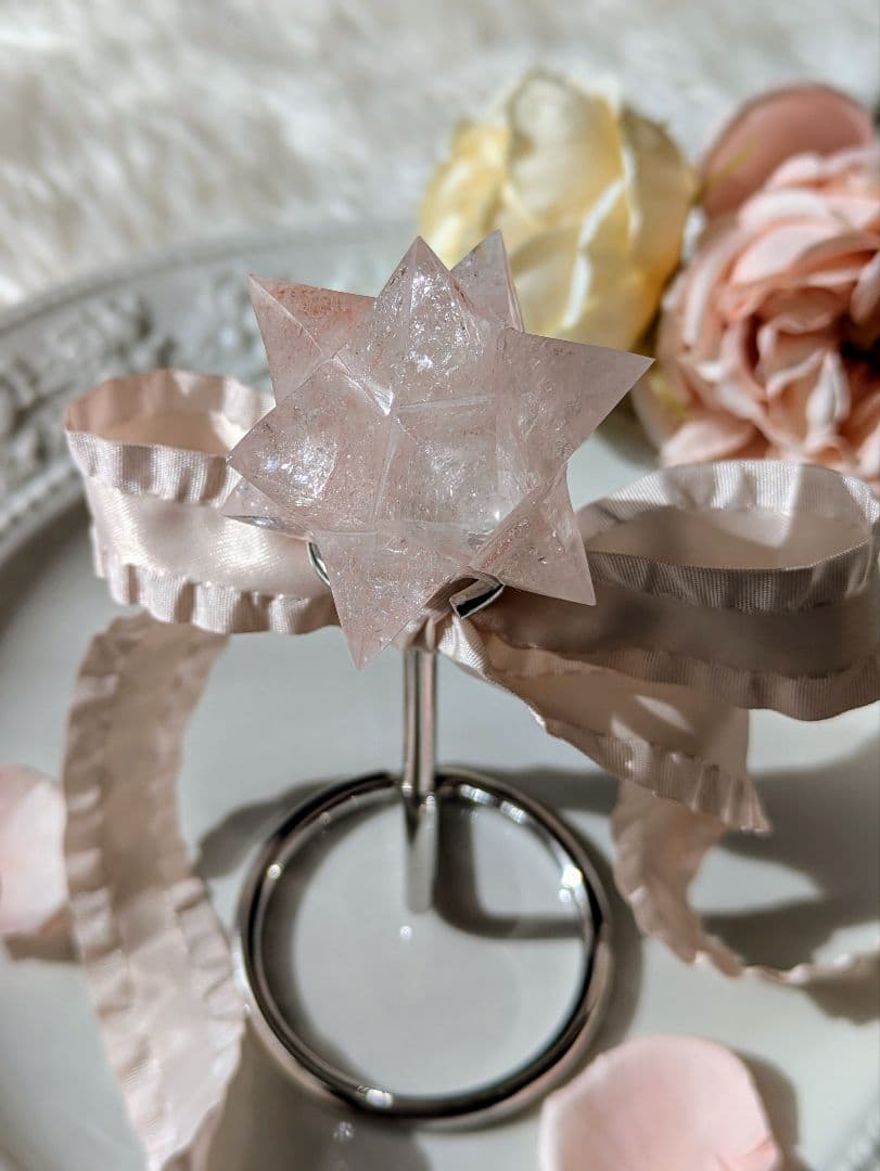 限定１個　♡ピンクアゼツライト（通称） ピンククリアクォーツ♡ マカバスター