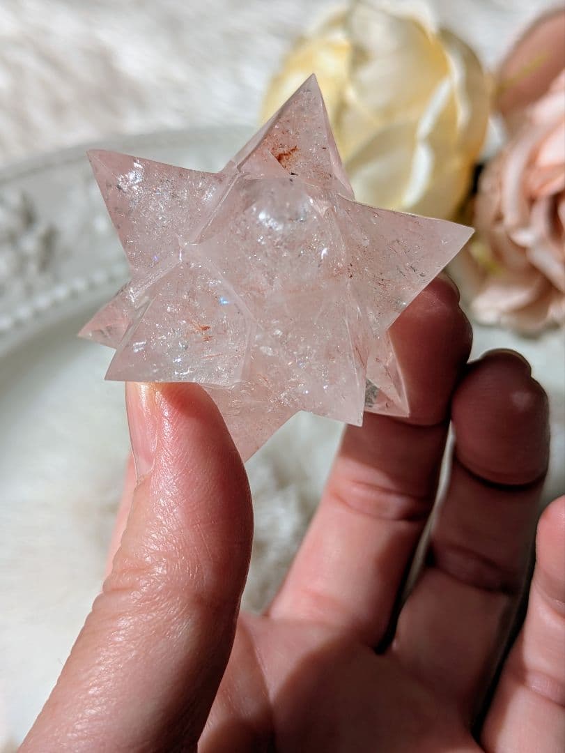 限定１個　♡ピンクアゼツライト（通称） ピンククリアクォーツ♡ マカバスター