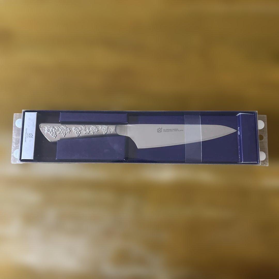 栗原はるみ ぶどう柄キッチンナイフ - メルカリ