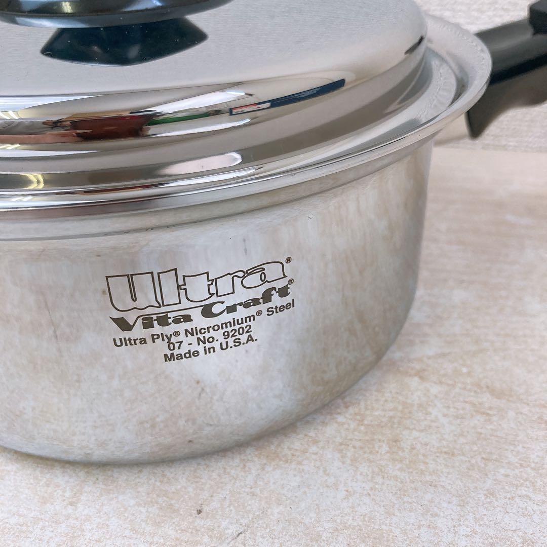 ビタクラフト ウルトラ 片手鍋 1.9L 直径約20cm ステンレス 自宅保管品