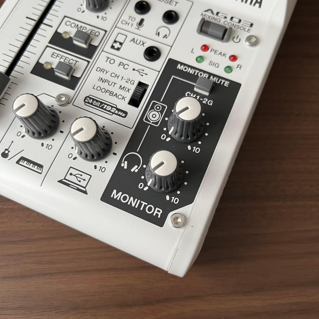 YAMAHA AG03 付属品完備 動作確認済み YAMAHA「AG03MK2」開封レビュー