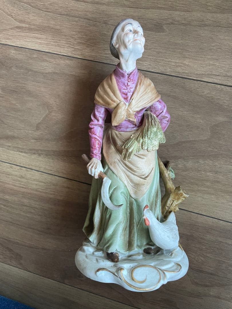 陶器　置物　老婆