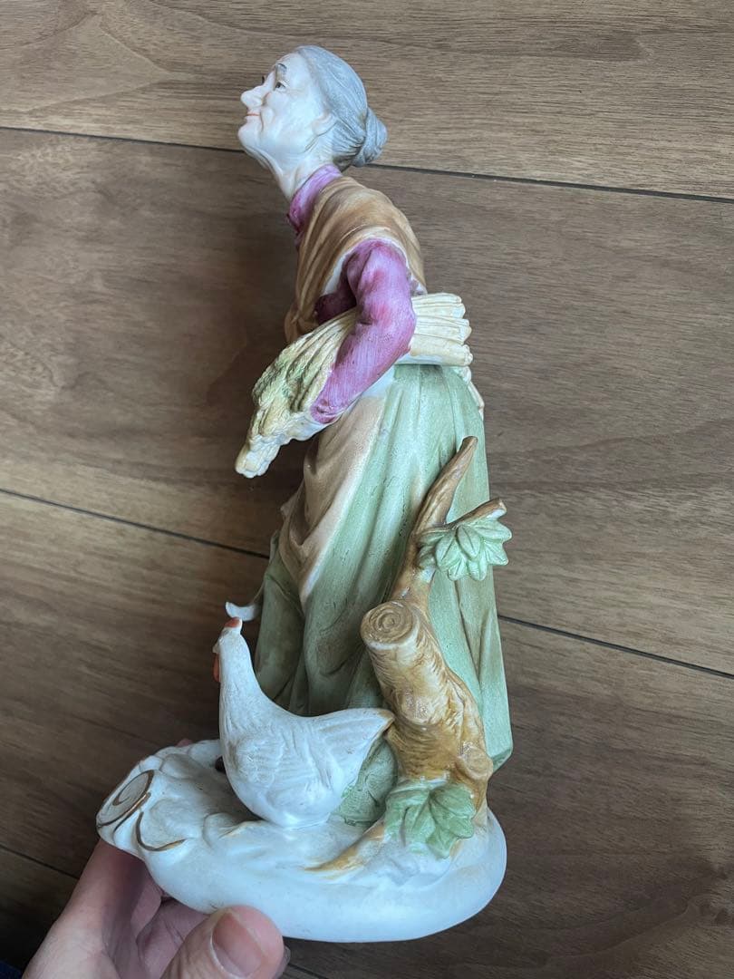 陶器　置物　老婆