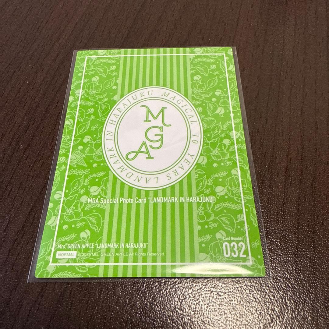 ミセスグリーンアップル フォトカード 原宿 大森元貴 もっくん 032