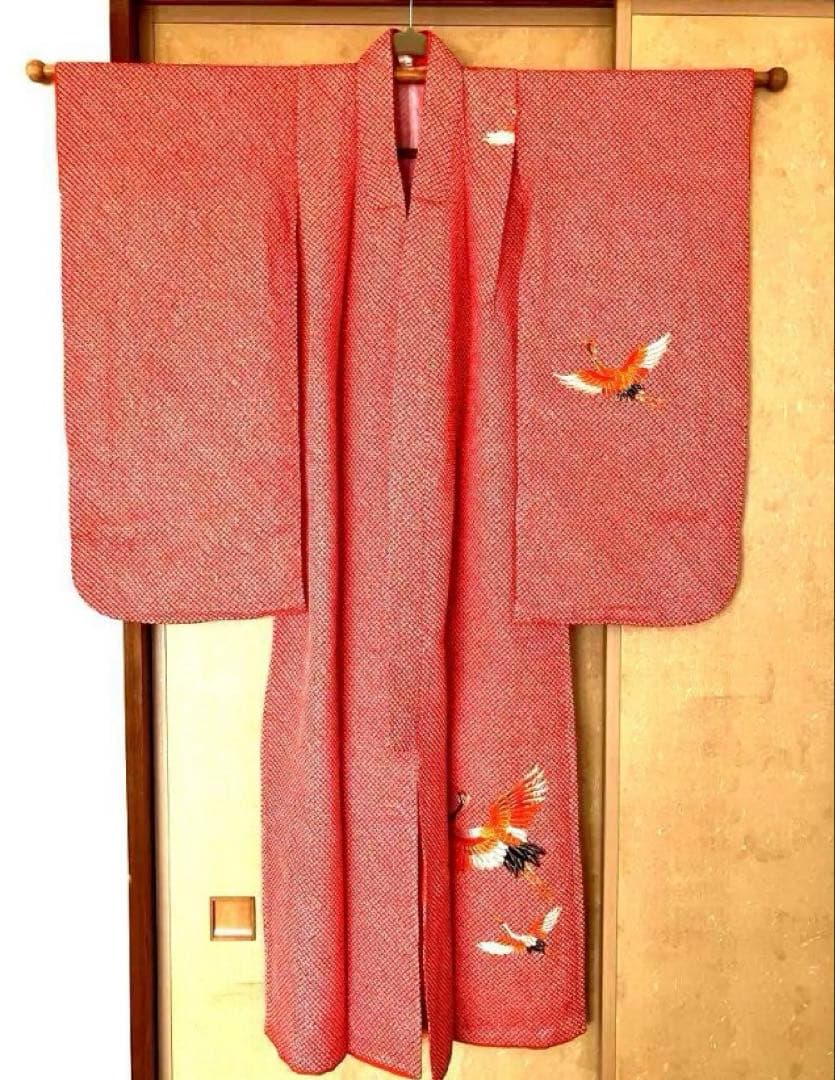 豪華総絞り‼️七五三用着物　大手百貨店扱い　着付け用小物一式付属