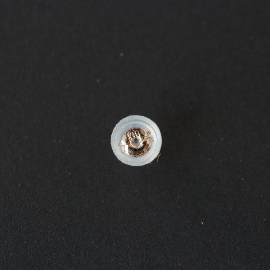 ダブレットオパールの稲妻ピアス　片耳ピアス／K10