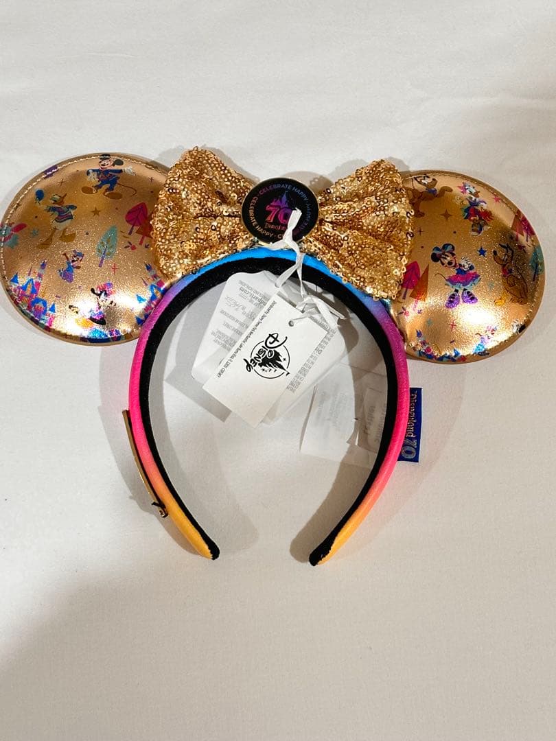 カリフォルニアディズニー アナハイム 70周年 限定 カチューシャ