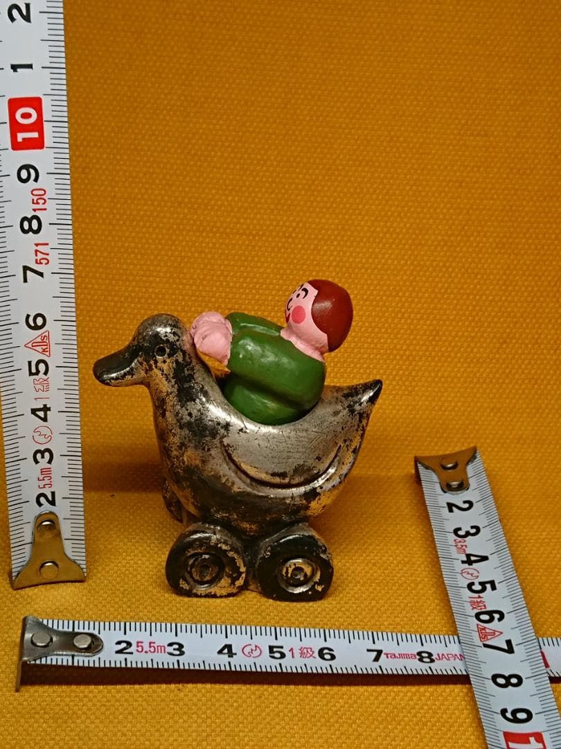 人形　アヒル　彫像　ヨーロッパ　置物　インテリア　工芸品　美術品　A2701