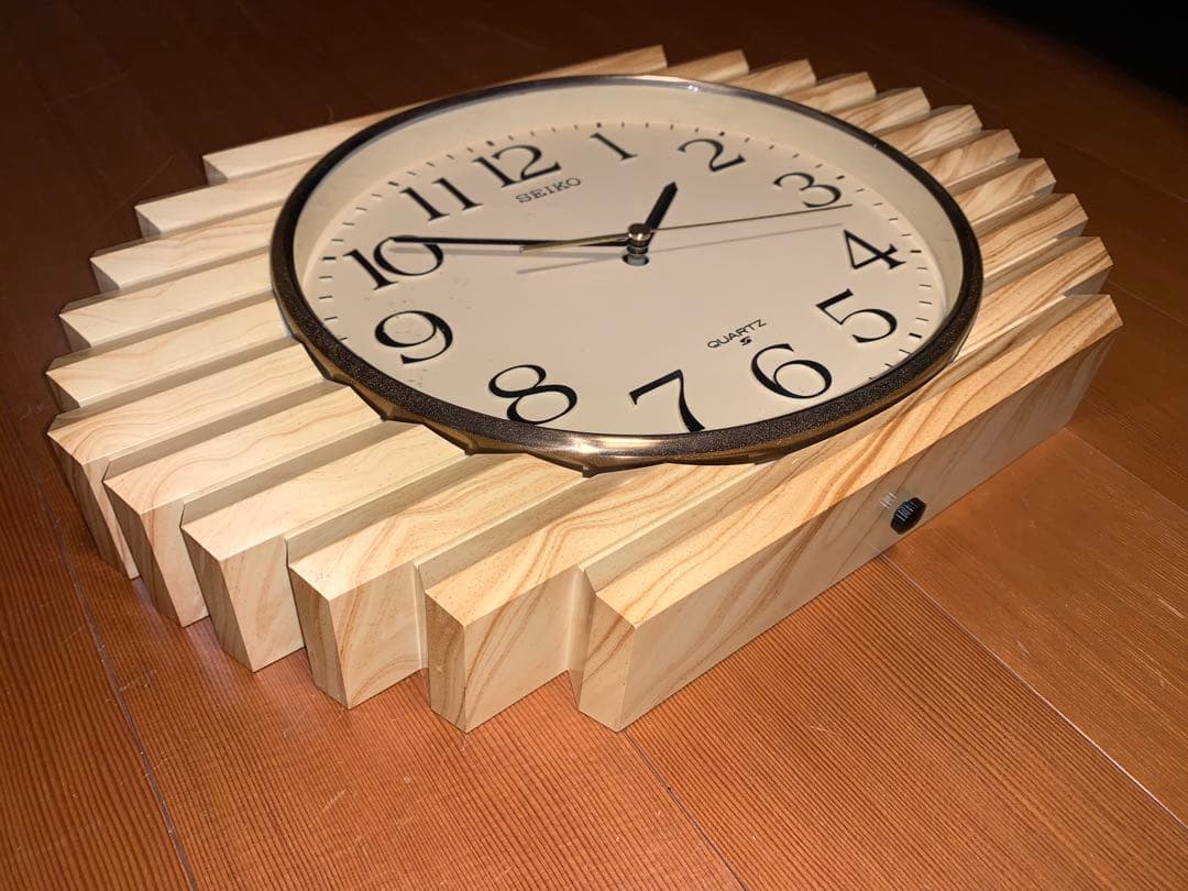 昭和レトロ　動作品　SEIKO セイコー　掛時計　ミッドセンチュリー