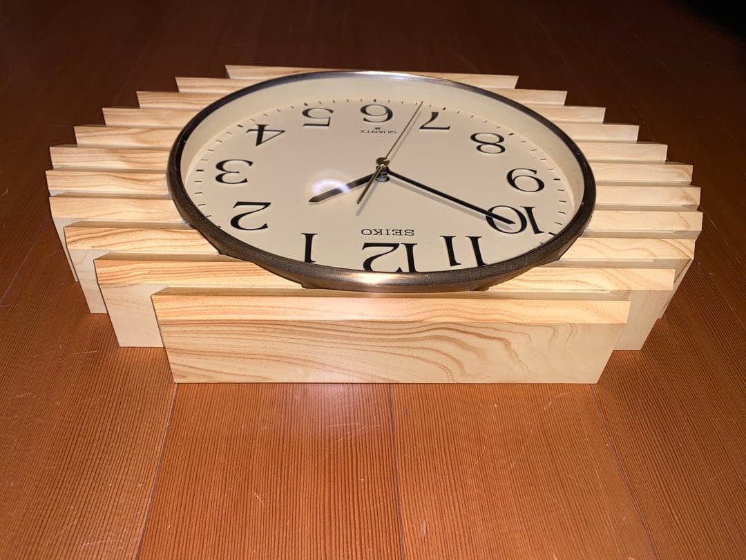 昭和レトロ　動作品　SEIKO セイコー　掛時計　ミッドセンチュリー