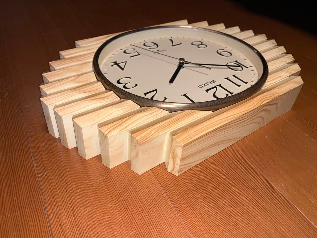 昭和レトロ　動作品　SEIKO セイコー　掛時計　ミッドセンチュリー