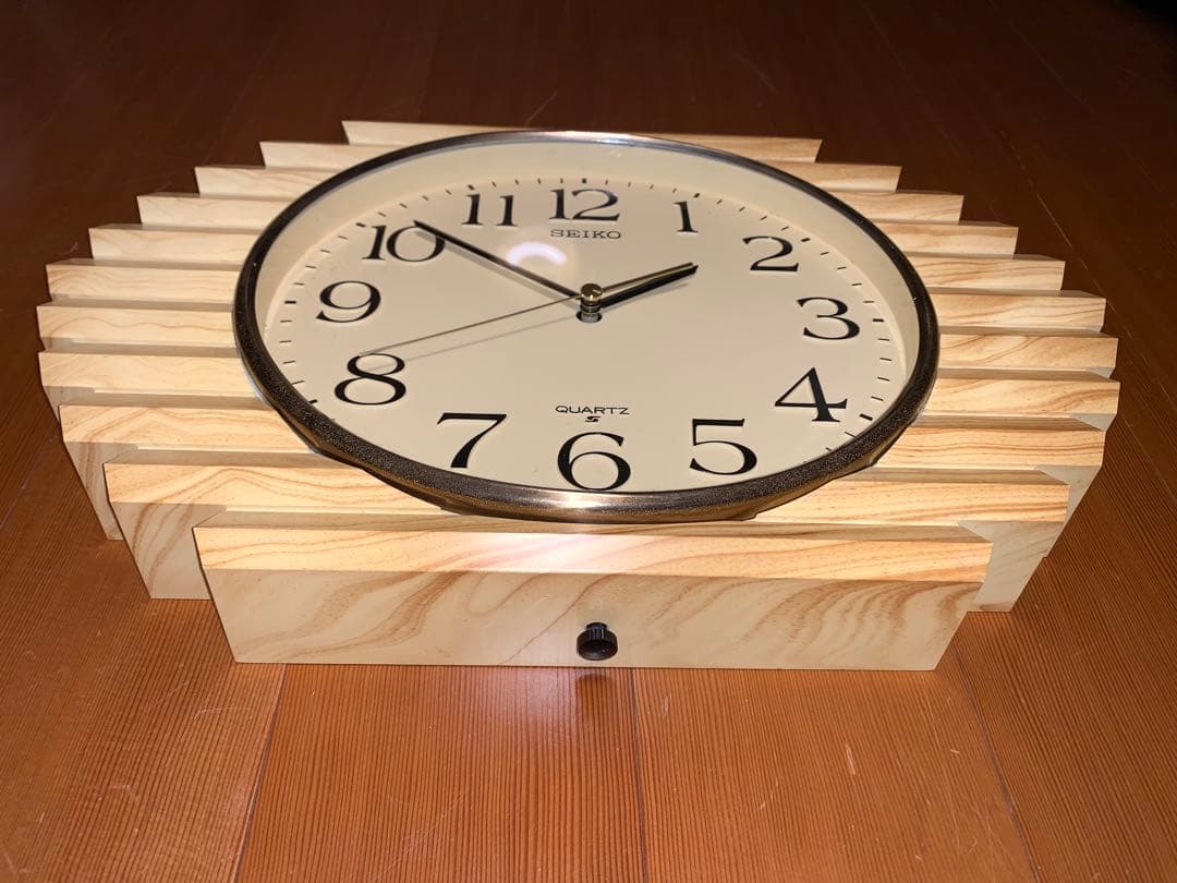 昭和レトロ　動作品　SEIKO セイコー　掛時計　ミッドセンチュリー