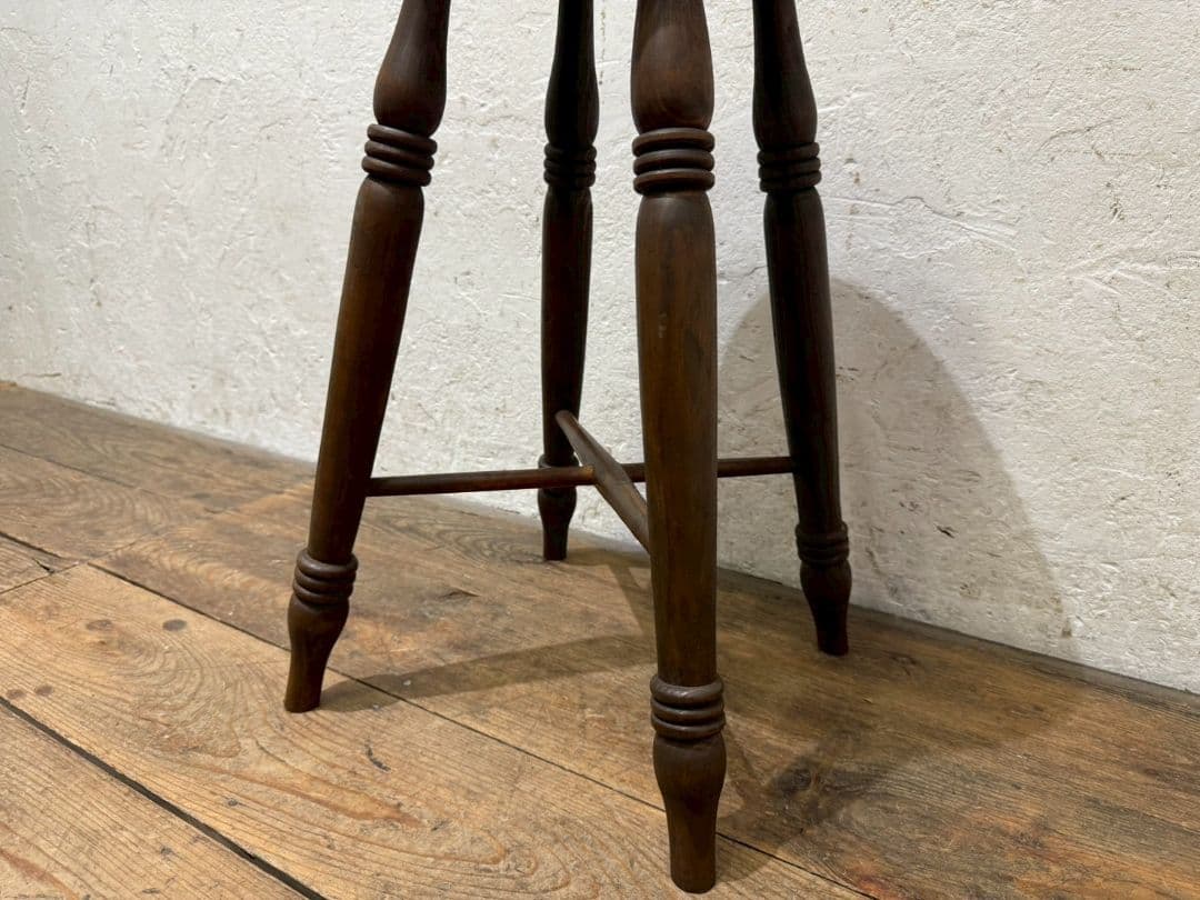 1185 ビンテージ　ハイスツール　丸椅子　イス　古家具　レトロ　アンティーク