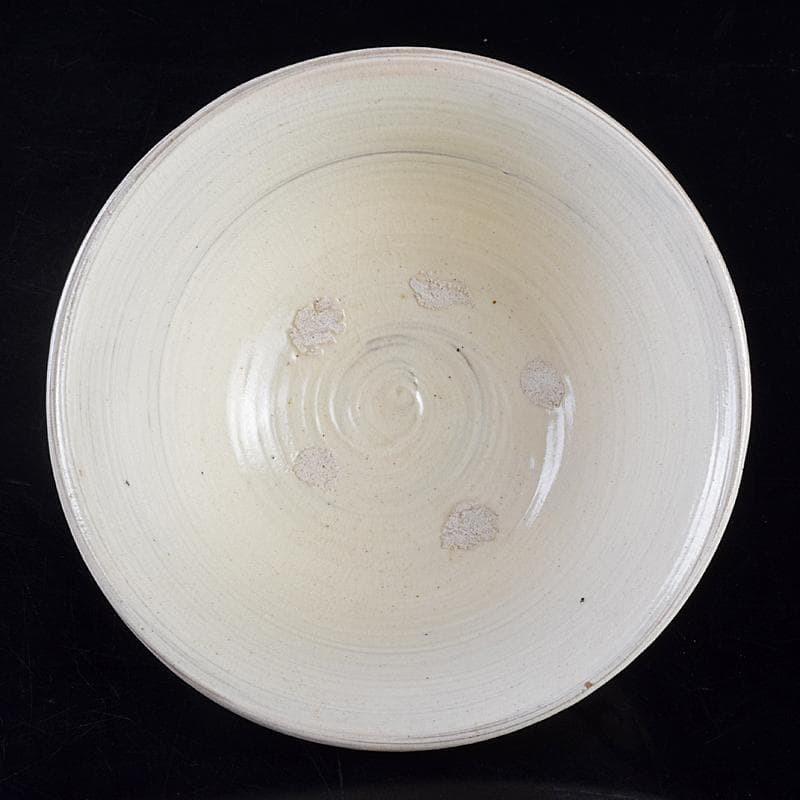 朝鮮美術 李朝 新高麗 鶏竜山三島絵 茶碗 銘緑毛 有馬頼