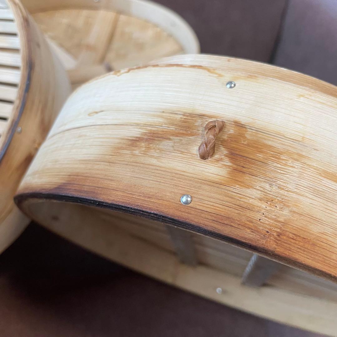 かごや　蒸籠　2段　蓋・鍋つき　24センチ