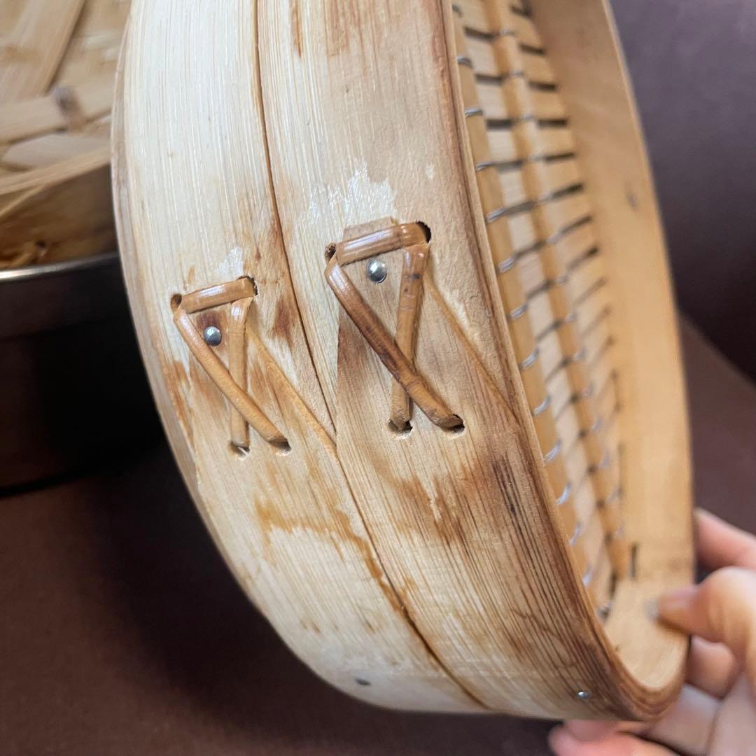 かごや　蒸籠　2段　蓋・鍋つき　24センチ