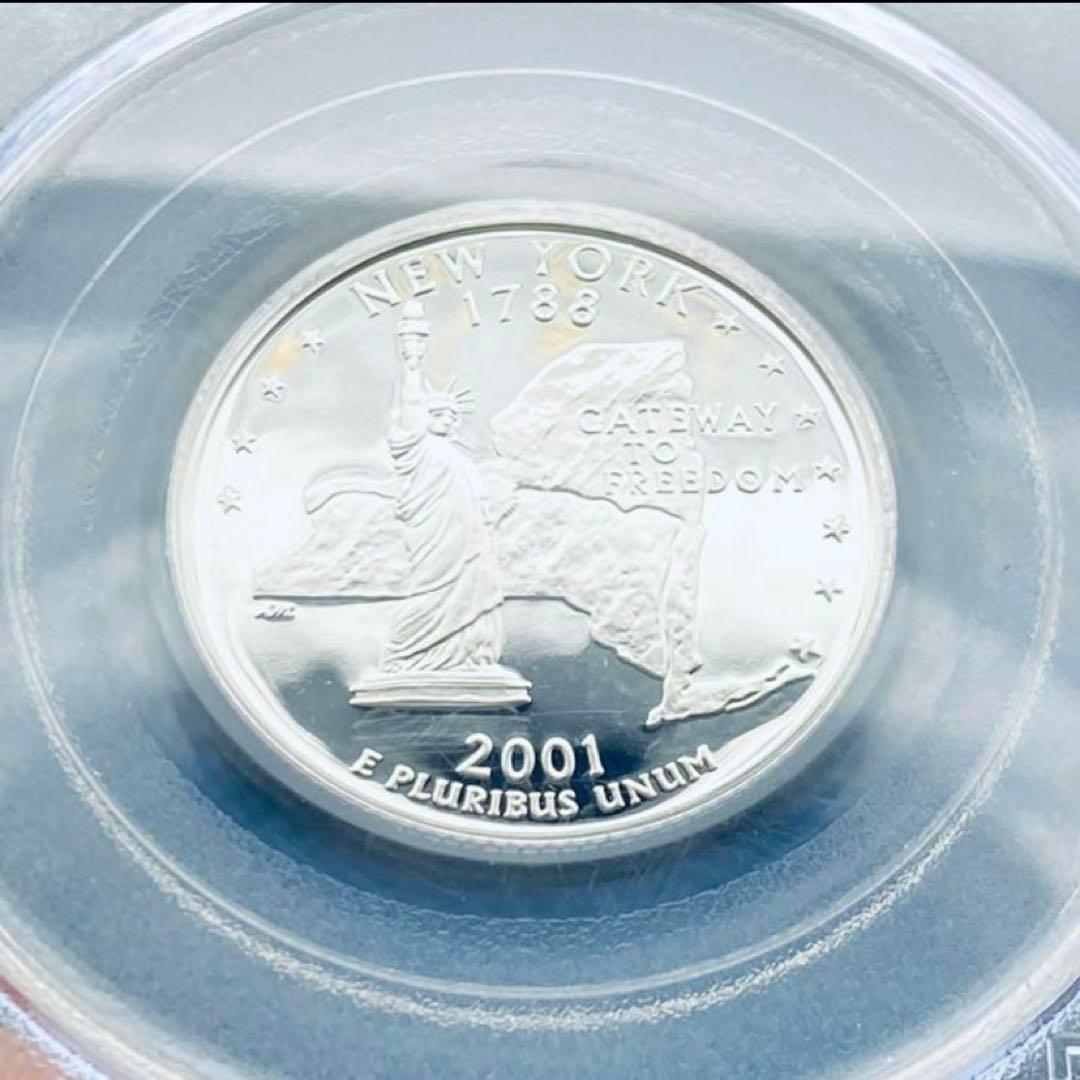 アメリカ 50州+6領域 25セント プルーフ銀貨 コンプ