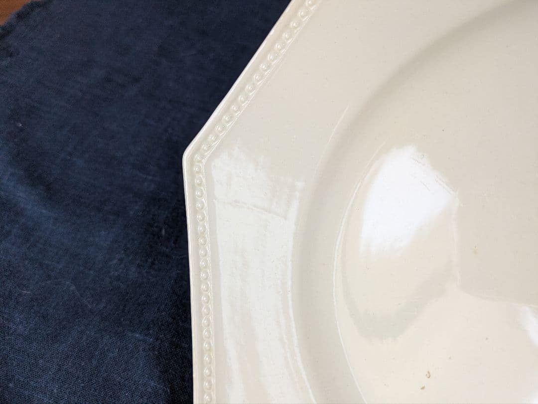 Sarregueminesサルグミンヌオクトゴナル24.5cmプレート フランス