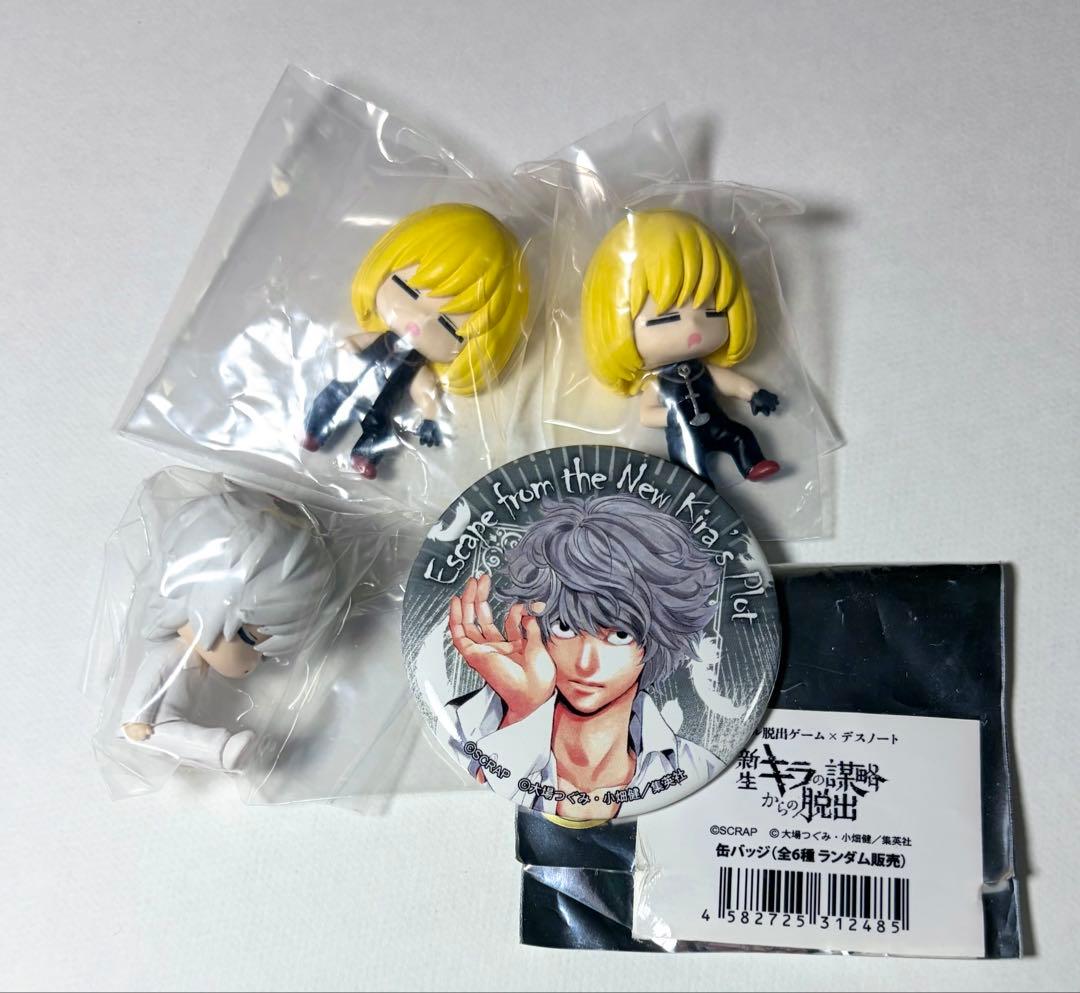 即購入❌ DEATHNOTE メロ ニア すわらせ隊 缶バッジ リアル脱出ゲーム