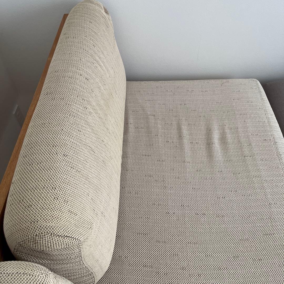 無印良品 木製ベッドフレーム用クッションパーツのみ ソファベッド セミシングル