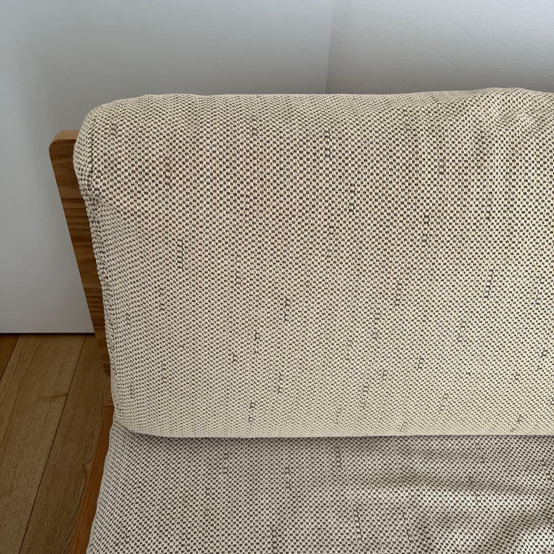 無印良品 木製ベッドフレーム用クッションパーツのみ ソファベッド セミシングル